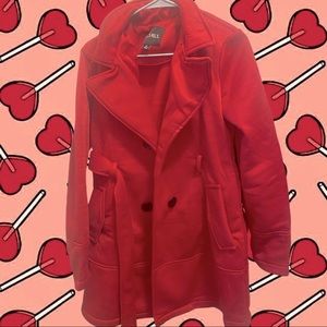 Medium Lightweight Red Peacoat